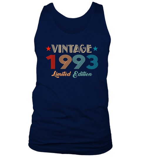 Vintage 1993 Limited Edition Birthday Tank Top Unisex