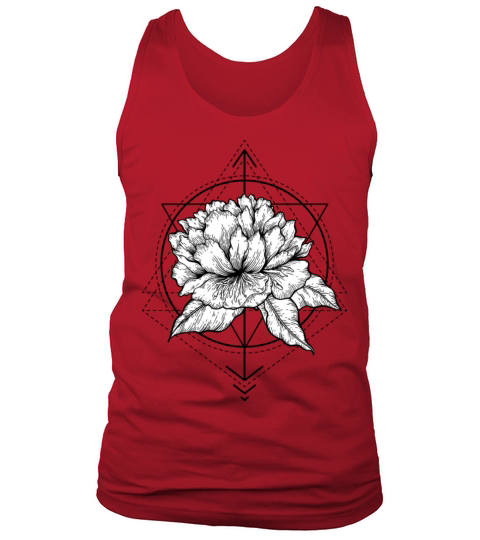 Vintage Abstract Floral Tattoo Tank Top Unisex