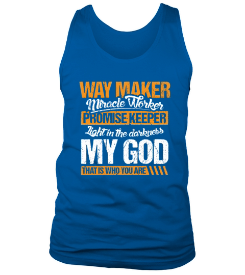 Waymaker Isaiah Jesus Christian Quote Tank Top Unisex