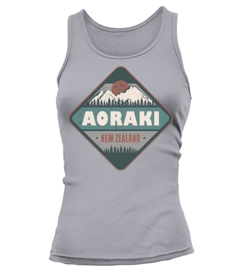 Aoraki Mount Cook New Zealand Vintage Hiking Tank top Woman