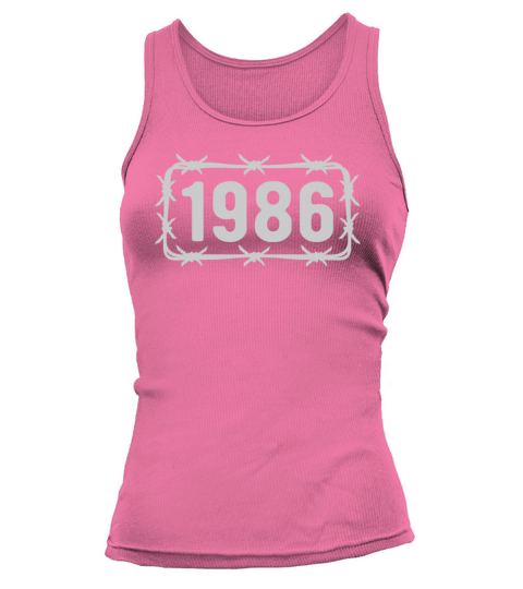 Birthday Vintage 1986 Barbed Wire Tank top Woman