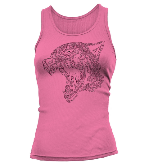 Creepy Vintage Halloween Wolf Portrait Tank top Woman
