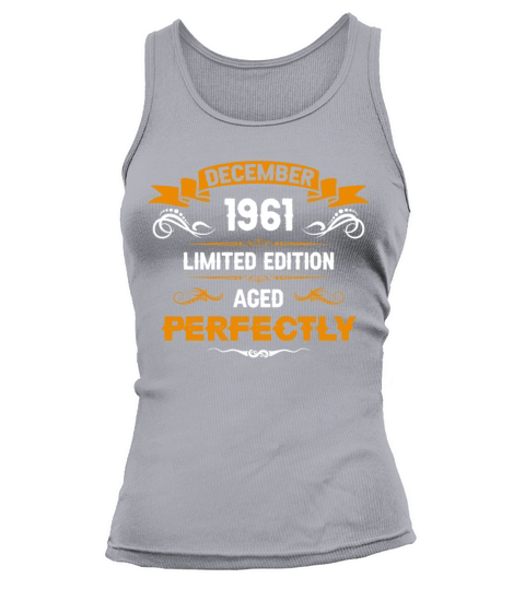 December 1961 Vintage Birthday Present Tank top Woman