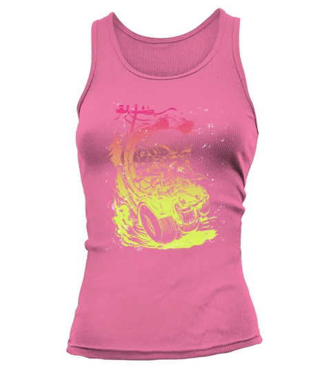 Hot Rod Cars Vintage Retro American Hotrod Horror Tank top Woman