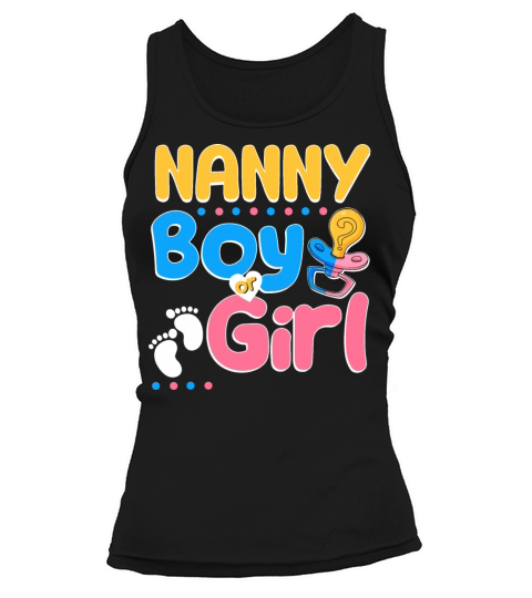 Pink or Blue Nanny Loves You Best Grandma Ever Tank top Woman