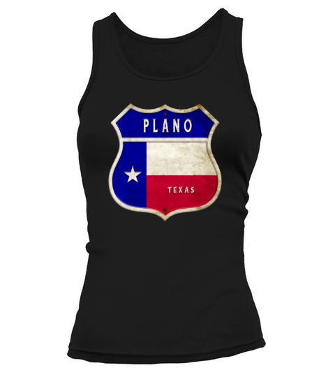 Plano Texas coat of arms flag design Tank top Woman