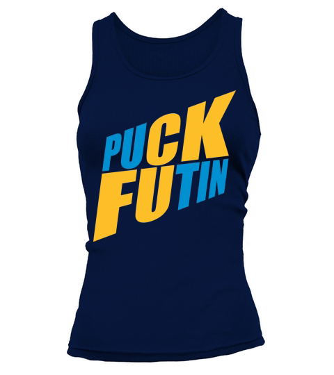 puck futin logo design Tank top Woman