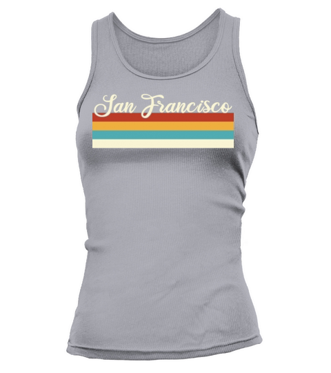 San Francisco - California - Retro - Vintage - USA Tank top Woman