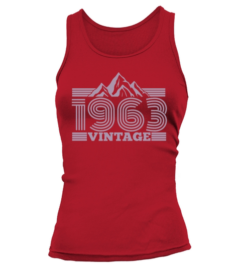 Vintage 1963 Birthday Retro Look Tank top Woman