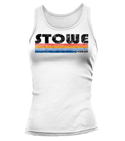 Vintage 1980S Style Stowe Vermont Tank top Woman
