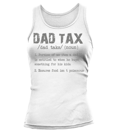 Vintage Dad Tax Definition Men Funny Fathers Day Tank top Woman