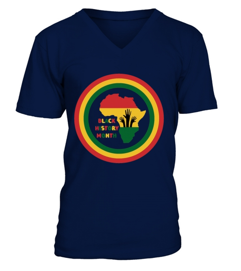 Black History Month T shirt Design V-Neck T-shirt