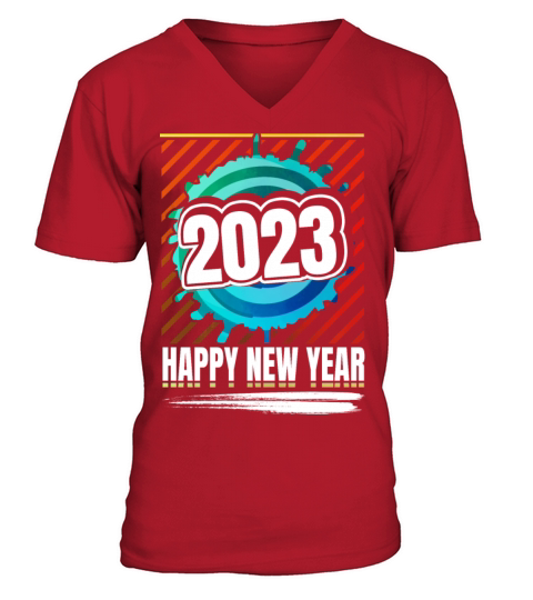 Happy New Year 2023 V-Neck T-shirt