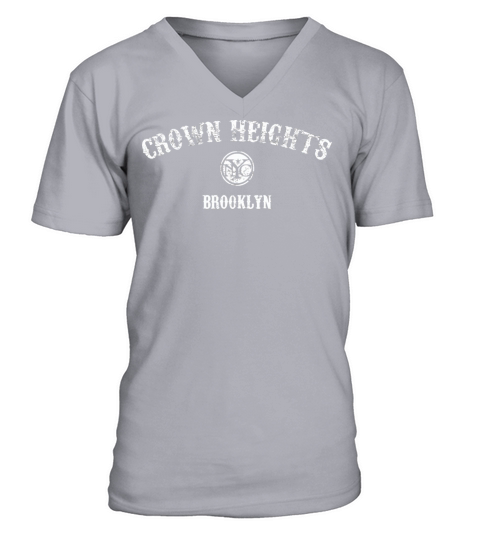 Vintage Crown Heights Brooklyn V-Neck T-shirt