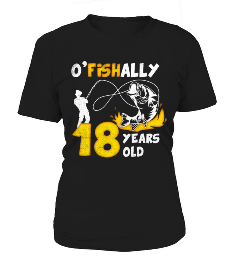 18th Birthday Fishing 1975 Vintage Fisherman Angle Women's T-Shirt