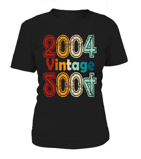 2004 vintage vintage retro birthday gift Women's T-Shirt