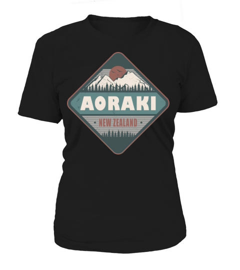 Aoraki Mount Cook New Zealand Vintage Hiking Women's T-Shirt