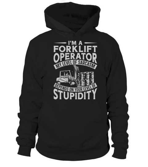 Certified Forklift Truck Operator Hoodie Unisex