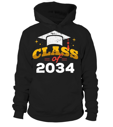 Class Of 2034 Funny Quote Pre-K Graduate Preschool Hoodie Unisex