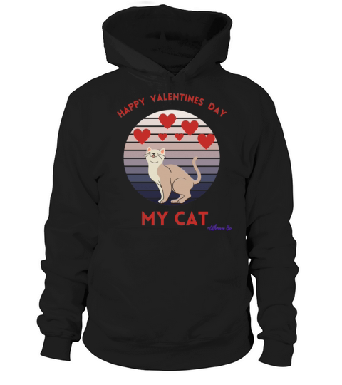 happy valentines day my cat735 Hoodie Unisex