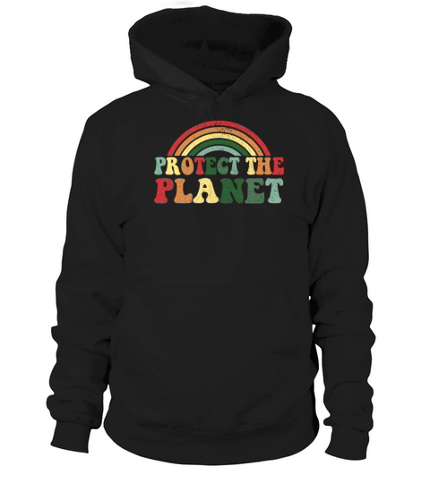 Protect the Planet - Vintage Classic Earth Day Hoodie Unisex