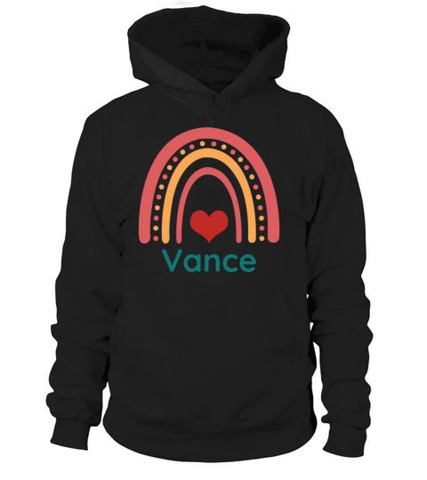 Vance Vintage Boho Rainbow Hoodie Unisex