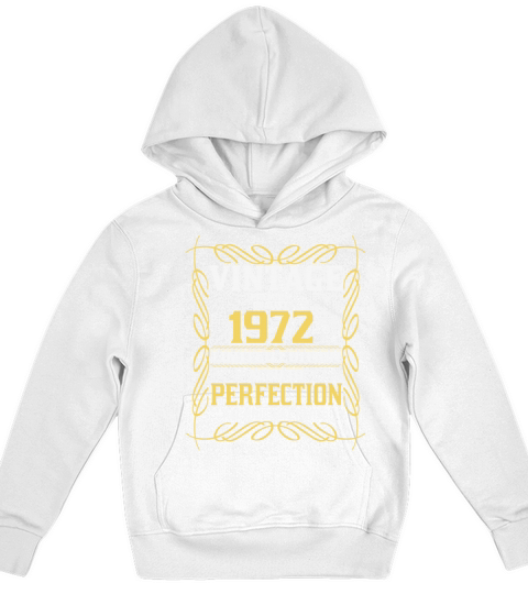 1972 Original vintage vintage retro birthday Kids Hoodie
