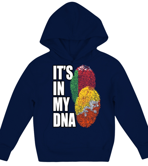 Bhutanese And Belarusian Mix Heritage DNA Flag Kids Hoodie
