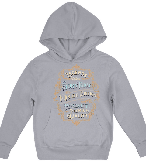 Birthday Wish Vintage legends were born Kids Hoodie
