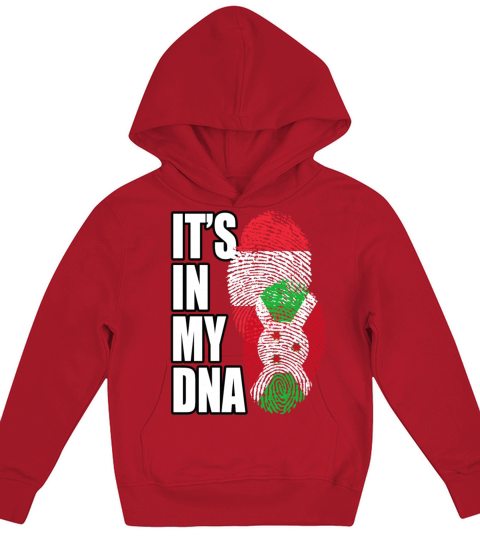 Burundian And Austrian Mix Heritage DNA Flag Kids Hoodie