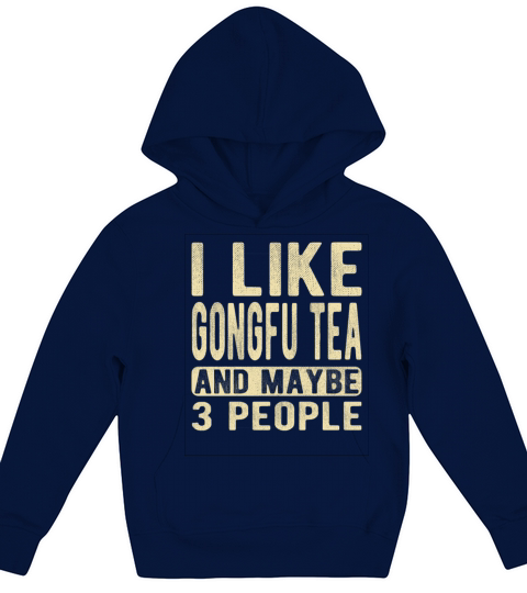 Gongfu tea Saying Kids Hoodie