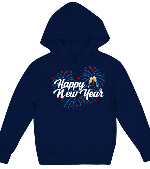 Happy New Year New Years 2021 fireworks Kids Hoodie