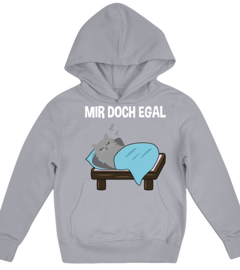 Lazy Sassy Cat Kitten Funny Quote Gift Idea Kids Hoodie