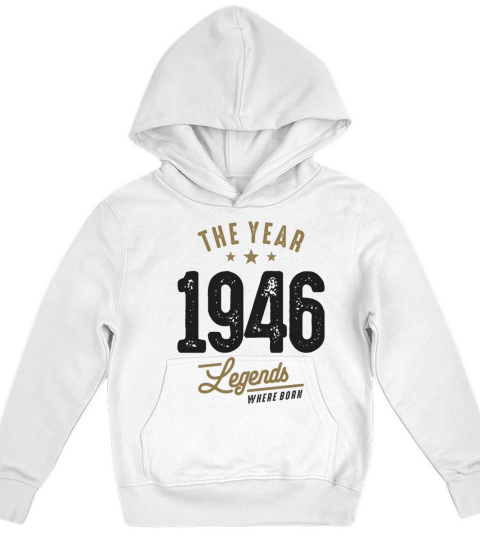 The Year 1946 76th Birthday Kids Hoodie