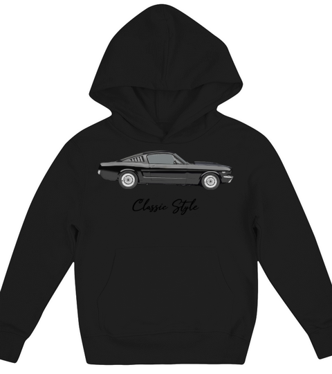 Vintage Car - "Classic Style" dark Kids Hoodie