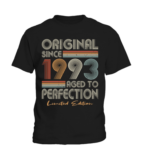 30th birthday vintage 1993 original since 1993 Kids T-Shirt