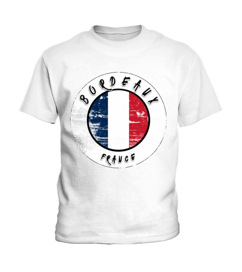 Bordeaux France Vintage Kids T-Shirt