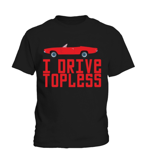 Convertible Driving Cabriolet Car Cadillac Gift Kids T-Shirt
