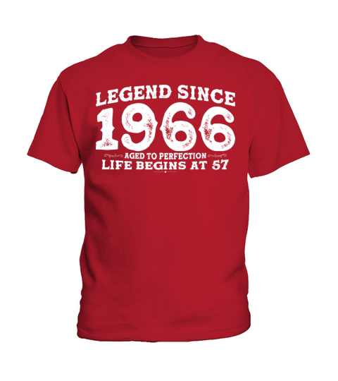 Legend Since 1966 57 Year of Perfection - 57th Kids T-Shirt