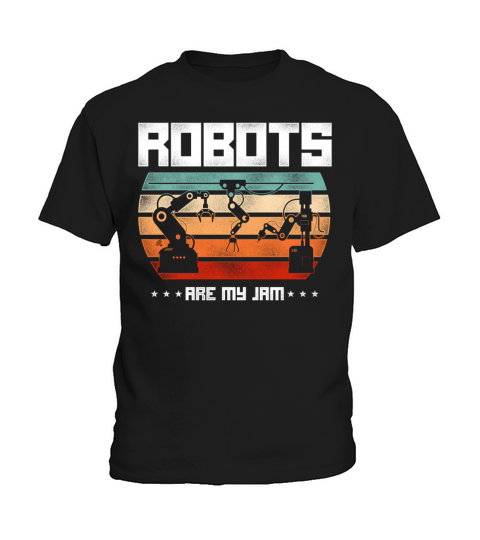 Robot Robotics Engineer Retro Kids T-Shirt