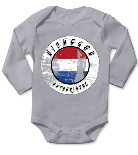 Nijmegen Netherlands Vintage Long Sleeve Baby One-Piece