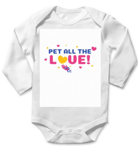 pet all the love877 Long Sleeve Baby One-Piece