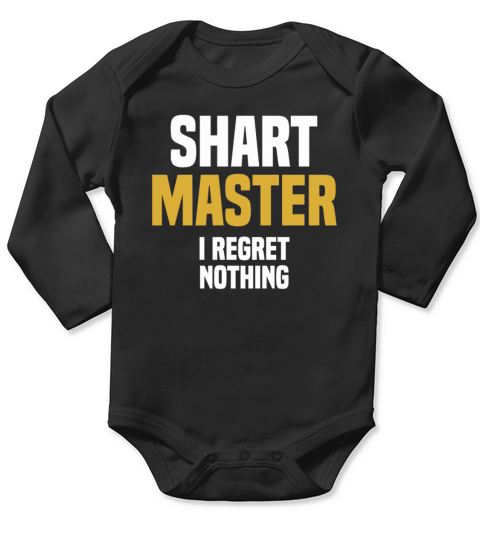 Shart Master - Funny Sarcastic Long Sleeve Baby One-Piece
