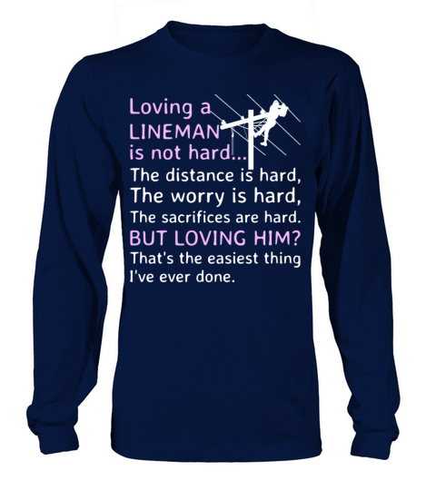 Electrical Linemans Wife Lineman Spouse Funny Long sleeved Unisex