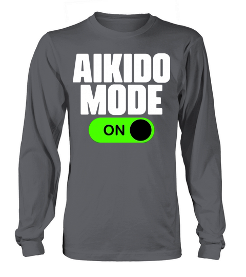 Funny Aikido Mode On A Kotehaeshi Japanese Style Long sleeved Unisex