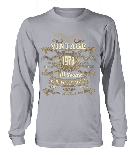 Gift for 50th birthday - Vintage ornaments - gift Long sleeved Unisex