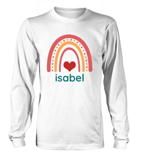 isabel Vintage Boho Rainbow Long sleeved Unisex