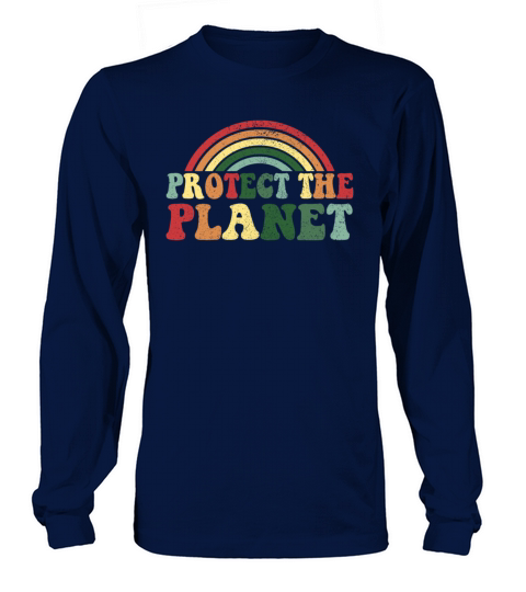 Protect the Planet - Vintage Classic Earth Day Long sleeved Unisex
