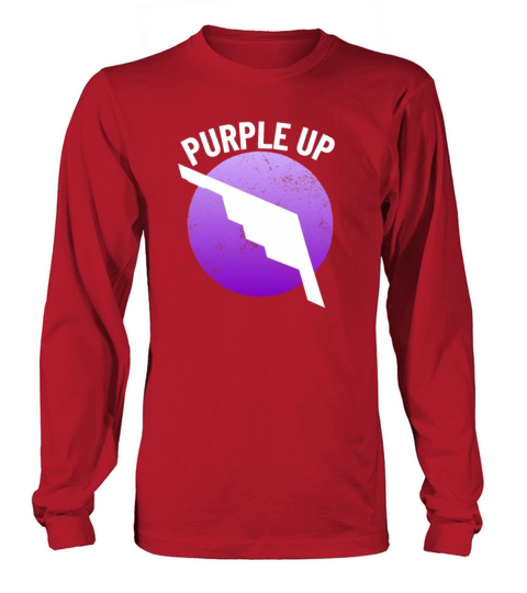 Purple Up B2 Stealth Bomber Military Kids Boys B-2 Long sleeved Unisex