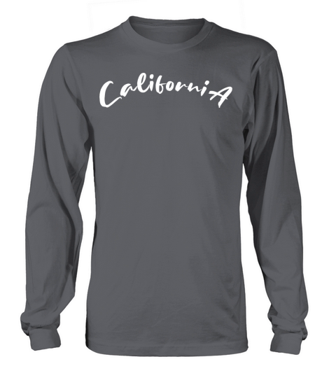 Simple Text Style California Long sleeved Unisex